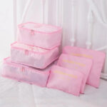 Organisateur de valise Laundry Pouch Lot 6 Rose Ma boutique 165684983