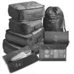 Organisateur de valise Noir Lot de 8 Ma boutique 165686492