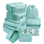 Organisateur de valise Turquoise Lot de 9 Ma boutique 165687255